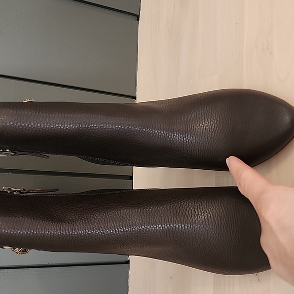 New Kurt Geiger London Shoreditch High Heel Leather Ankle Boots - Picture 4 of 8